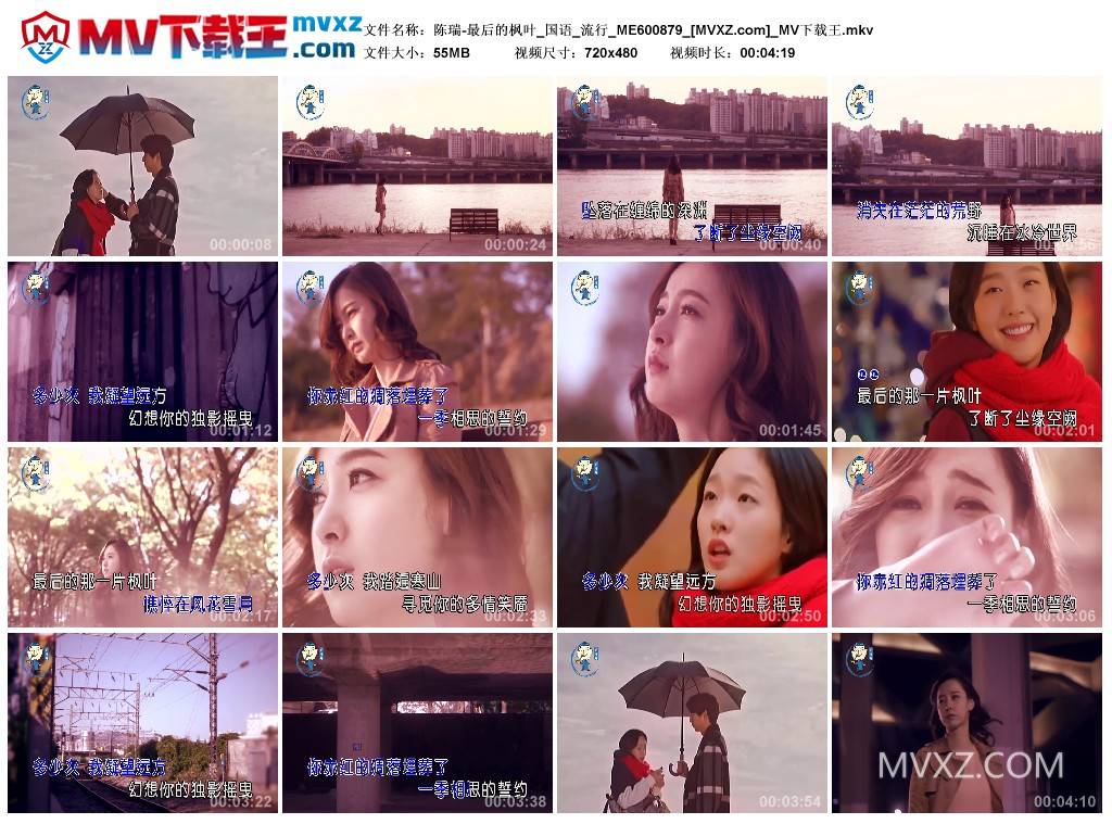 陈瑞-最后的枫叶_国语_流行_ME600879